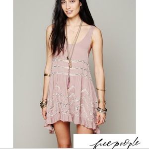 Free people Trapaze slip dress